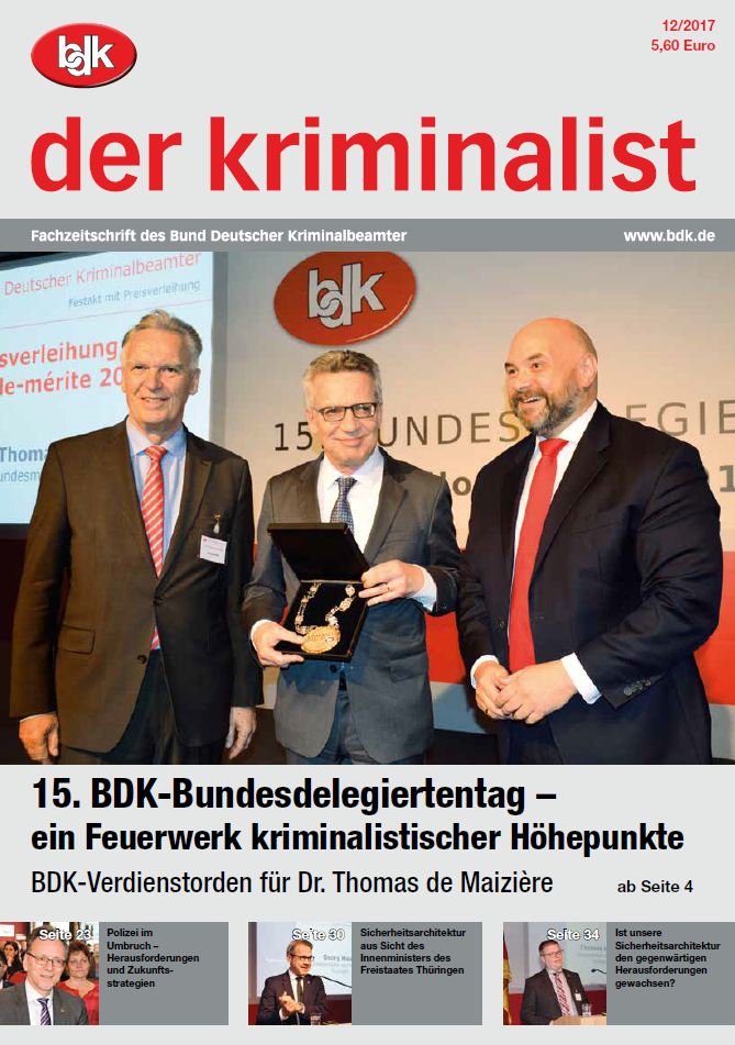 Der Kriminalist 12-2017 — Bund Deutscher Kriminalbeamter E.V.